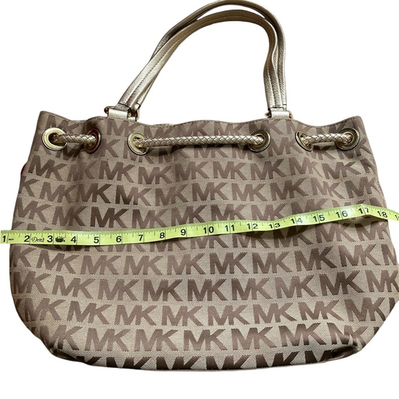 Michael Kors Large Gathered Signature Tote Jet Set - Picture 5 of 12